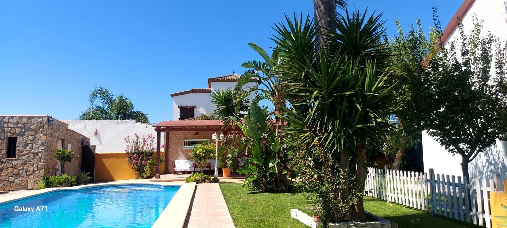 Chalet La Huerta Con Piscina Y Wifi Conil De La Frontera Bagian luar foto